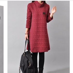 NWOT High Neck Shift Dress